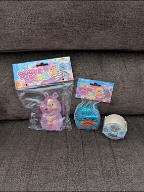 Sugar Swaps Squishy Toys Kangaroo, Duck Cube & Mini Mystery Dumpling